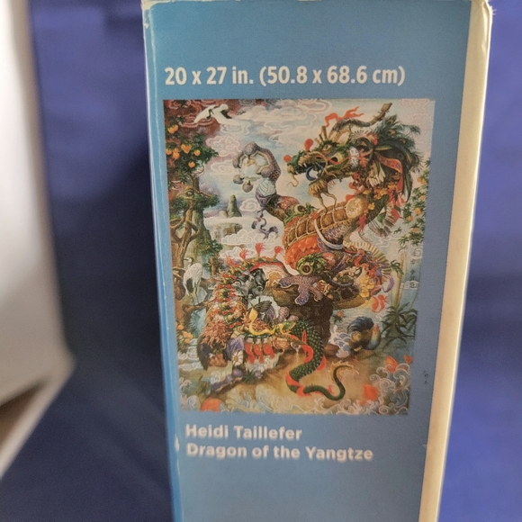 Pomegranate artpiece 1000 pc puzzle Dragon of the Yangtze Heidi Taillefer USED - Picture 6 of 7